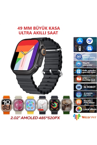 Vwar HK11 Pro Max Ultra Amoled 49 MM Akıllı Saat (İthalatçı Garantili)