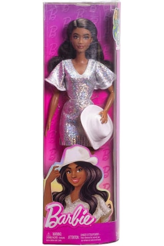 Barbie Büyüleyici Parti Bebekleri - Metalik Gri Elbiseli