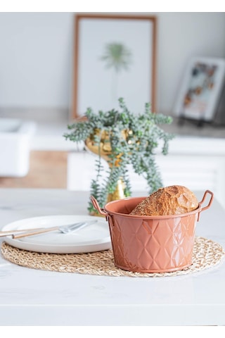 The Mia Prizma Ekmeklik Terracota 8 Cm Turuncu