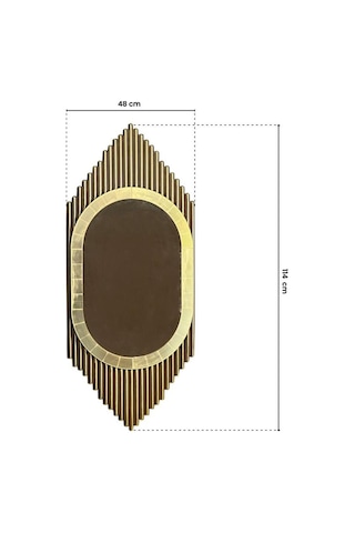 Vovoko Ultra Lak Kaplama Ayna Metal Lüks Ayna Gold