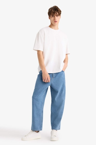 Defacto Tapered Wide Leg Fit Geniş Paça Jean Yıkamalı Pantolon F8397ax25aunm28 Mavi