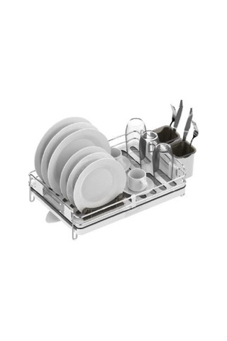 Primanova Bianka Paslanmaz Çelik Bulaşık Sepeti Krem