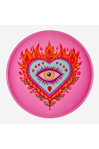 Turuncu Demir Latinaeye Tepsi 31x1x31 Cm
