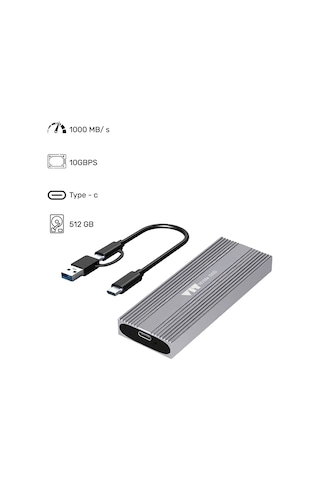 Vıt 512gb Taşınabilir Disk Usb 3.1 Gen 2 Metal Kasa V512gb