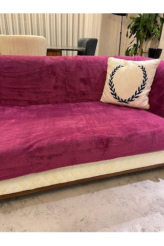 Mulberry Wellsoft Koltuk Örtüsü 220 x 230 CM Mor