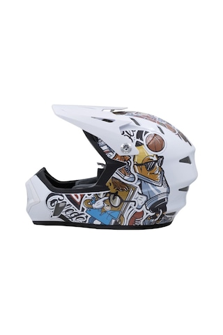 Raptor Gravıty Full Face Kask Impact-pro Toxıc Mınd M 56-58cm Siyah