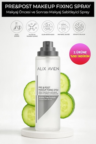 Alix Avien Pre&Post Makeup Fixing Makyaj Öncesi Ve Sonrası Makyaj Sabitleyici Sprey 110 ML