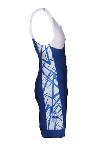 Dosmai Profesyonel Güreş Mayosu Tek Taraflı Mavi L Gm731 Mavi