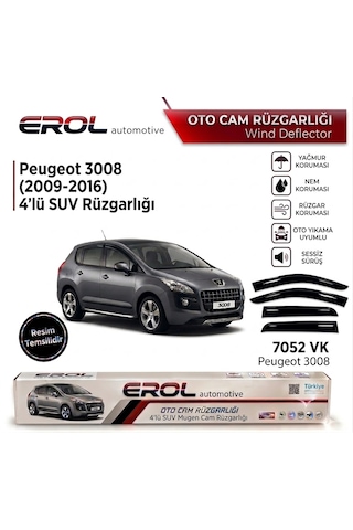 Peugeot 3008 (2009-2016) 4'Lü Hb Cam Rüzgarliği