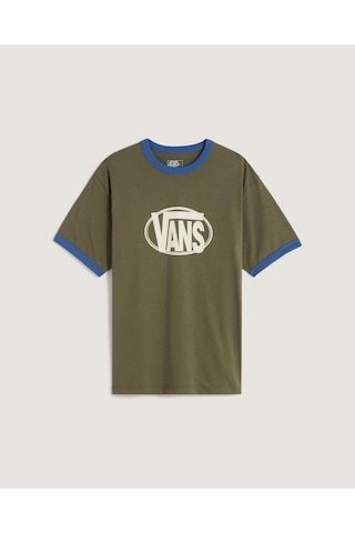 Vans Center Chest Rınger Tee Erkek Tişört Vn000txqfr11 Yeşil