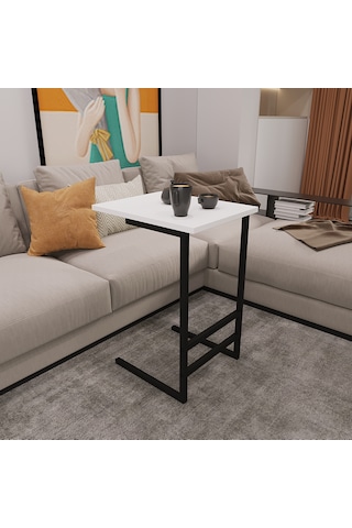 İlkem C Yan Sehpa Beyaz