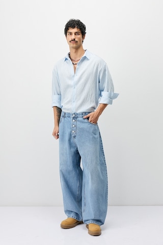 Vamos Barrel Fit Jeans Açık Mavi