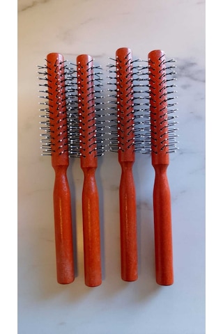 Şehrazat Handmade Ahşap Fön Firçasi Midi Boy