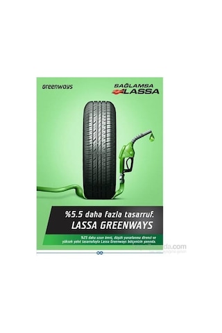 Lassa 185/70R13 86T Greenways Yaz Lastiği 2022 Dot