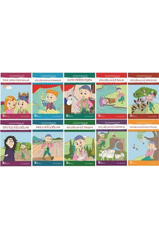 1. Sınıf Okumayı Sevdiren Renkli Resimli Hikayeler 7 - 10 Kitap