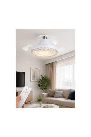 Hiva Hv-501 Gizli Pervaneli Led Ampul-tavan Vantilatörü