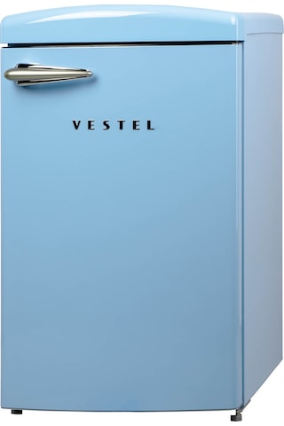 Vestel Retro SB14111 122 L Statik Buzdolabı Düş Mavisi