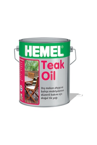 HEMEL Teak Oil - 1.Sınıf Tik Yağı 2,5 LT HEMEL Teak Oil - 1.Sınıf Tik Yağı 2,5 LT