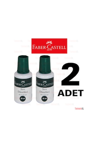 Faber Castell Fırçalı Sıvı Düzeltici Daksil daktil 2 Adet