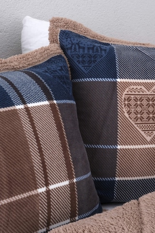 Merinos Comforter Rida Çift Kişilik Yorgan Seti - İndigo