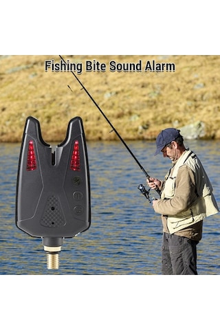 Artfulabode Uyarıları Mavi Led Göstergesi Elektronik Balık Balık Balık Avı Avı Alarmı Abs Uk Mavi