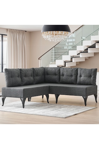 Garaj Home Lavin Köşe Takımı - Antrasit Diğer