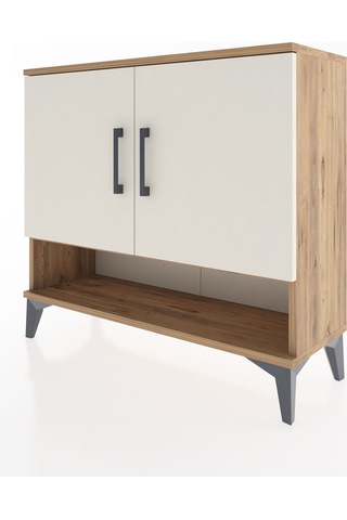 Arges Şifonyer 2 Raflı 2 Kapaklı 88x30x80 Çam-aytaşı Çam