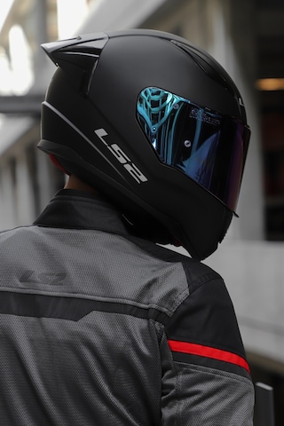 Ls2 Rapıd Race Kask Gökkuşağı Camlı Mat Siyah