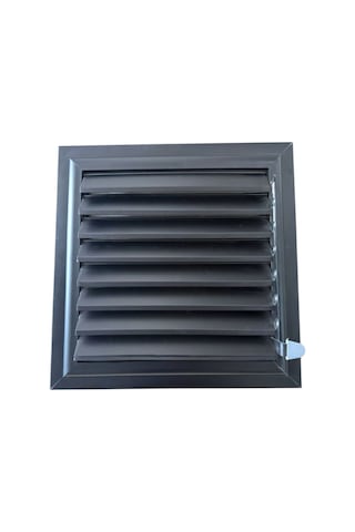 Antrasit Gri Alüminyum 35x35 Cm Menfez Banyo Havalandırma Menfezi