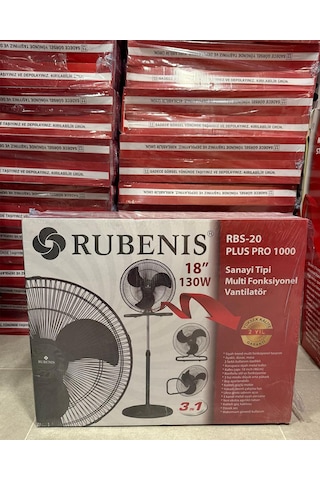 Rbs-20 Plus Pro 1000 18" 130w Sanayi Tipi Vantilatör