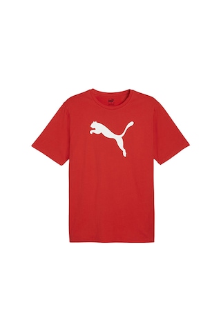 Puma Teamrise Logo Jersey Cotton Erkek Günlük Tişört 65870501 Kırmızı 65870501 Kırmızı