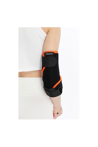 Prolife Ortopedi Tenisçi Golf'çü Fitness Spor Dirsekliği Siyah-turuncu