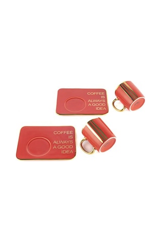 Mikasa Moor Scarlet 2 li Kahve Fincanı