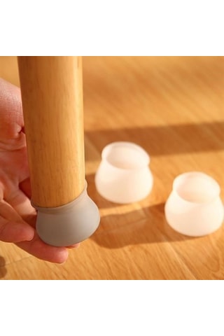 8 Adet Silikon Masa Ve Sandalye Ayağı İçin Kaydırmaz Ev Gereçleri