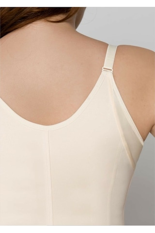 Mistirik Kadın Askılı Latex Korse Ten Renk Ten Ten Rengi