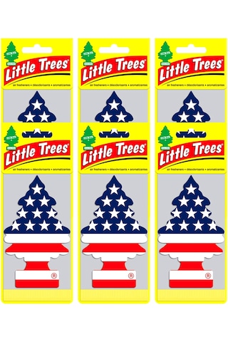 Little Trees Amerikan Bayraklı Vanilla Pride Oto Kokusu 6 Adet