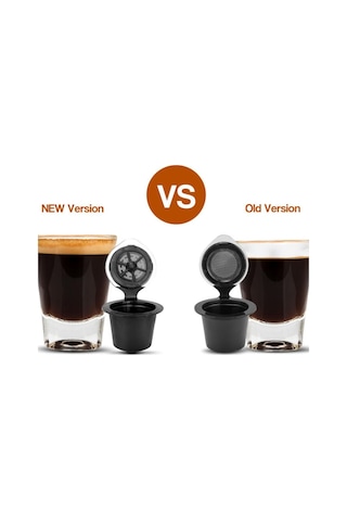 Gümüş İ Cafilas Nepc02 Yeniden Kullanılabilir Kahve Kapsülü Kahve Kapsülleri Filtresi Paslanmaz Çelik Kahve Makinesi Aks. 56600035