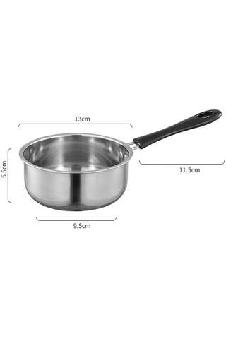 Homyl Rv Seyahat Mutfak Için Uzun Saplı Küçük Gümüş