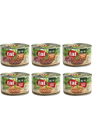 Tat Fasulye ve Barbunya Pilaki 6 x 400 G