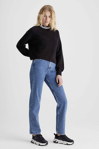 Calvin Klein Kadın Kazak Siyah