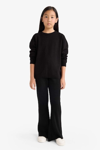 Defacto Kız Çocuk Beli Lastikli Flare Fit Pantolon F3823a825wnbk81 Siyah