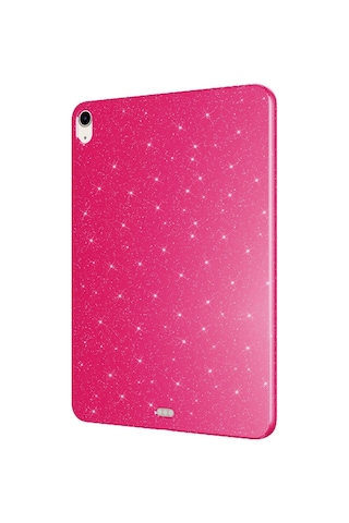 Apsuwa Apple Uyumlu iPad 10.9 2022 10.nesil Kılıf Koton Simli Silikon + Ekran Koruyucu