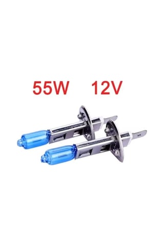 H1 Model 12v/55w Beyaz Halojen Ampul Seti 2'li
