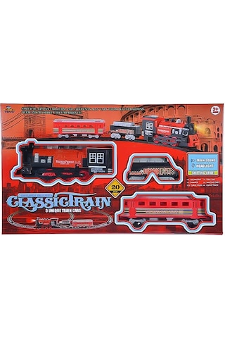 Pasifik Toys Classictran 20 Parça Işıklı Ve Sesli 3lü Tren Seti 227