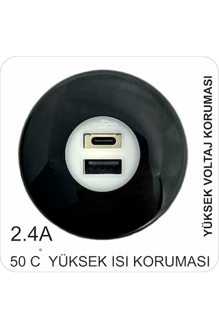 Usb Type-c Ve A Şarj Cihazı