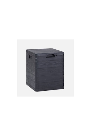 Bahçe, Balkon, Havuz Depolama Sandığı 90 Litre Antrasit Kompakt & Dayanıklı Saklama Sandığı Antrasit