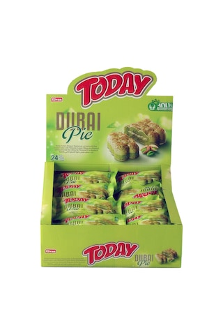 Today Dubai Pie Antep Fıstıklı Kadayıflı Kek 40 Gr. 24 Adet 1 Kutu