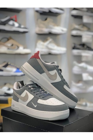 Favorispor Air Force 1 Low "retro Vibes" Gri/bordo Gri Bordo Favorispor Air Force 1 Low "retro Vibes" Gri/bordo Gri Bordo