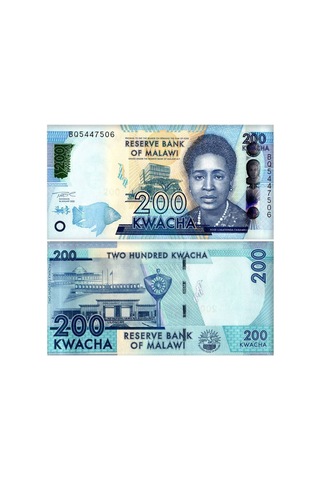 Malawi 20-50-100-200-500 Kwacha Kağıt Para Set Çil Unc 5'li Set Koleksiyon Para