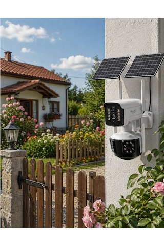 Güneş Enerjili Arsa Kamerası 4g Sım Kartlı Gece Görüşlü Solar Kamera 2 Yıl Garantili